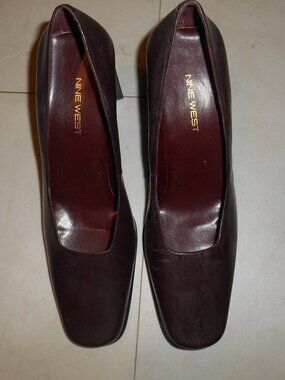 9 West Leather pumps, Brown, never used